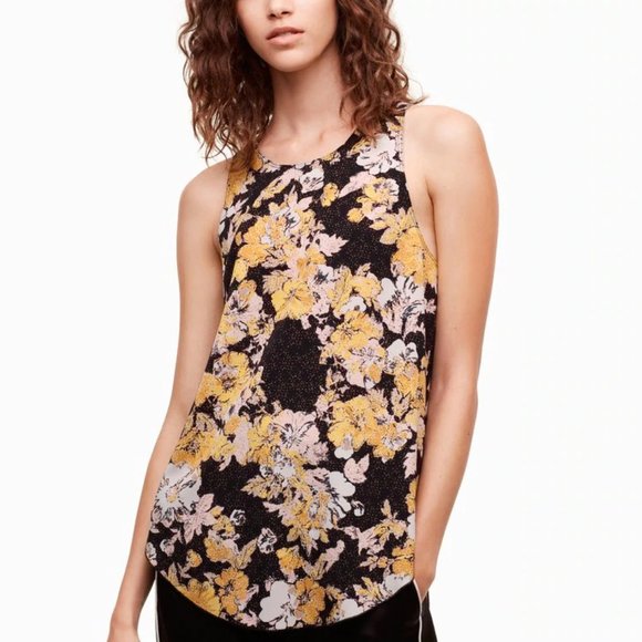 Wilfred Tops - Aritzia Wilfred Sevres Floral Blouse